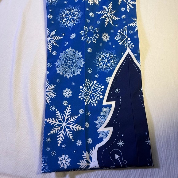 Shinesty Snowflake Western Suit Jacket 50 Pants 46x35 Blue White Holiday Party - Picture 10 of 16